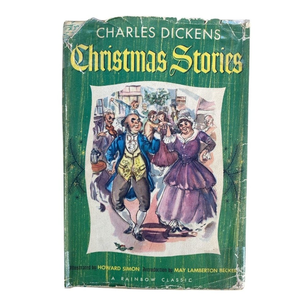 Charles Dickens Christmas Stories 1946 Issue Hardback World Publishing Co